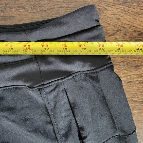 Willit Black Board Swim Shorts Womens 2XL Zip Pockets Slimming Surf Beach Lake - Picture 6 of 10